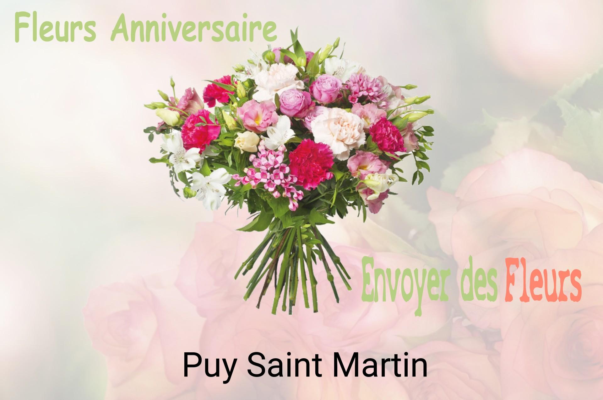 Bouquet de fleurs d’anniversaire livré à Puy-Saint-Martin