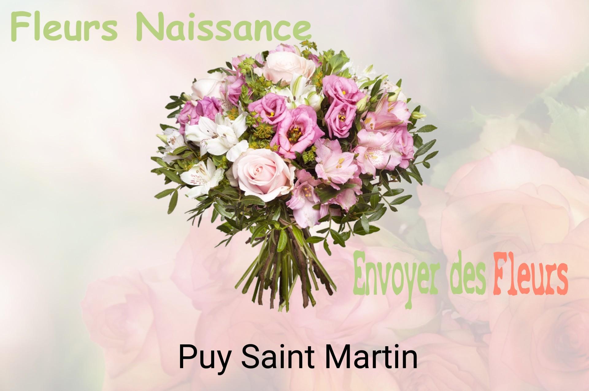 Bouquet de fleurs de naissance livré à Puy-Saint-Martin